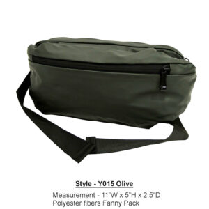 FSB1066-BROWN Patterned Faux Fur Sling Bag / Fanny Pack / Belt Bag