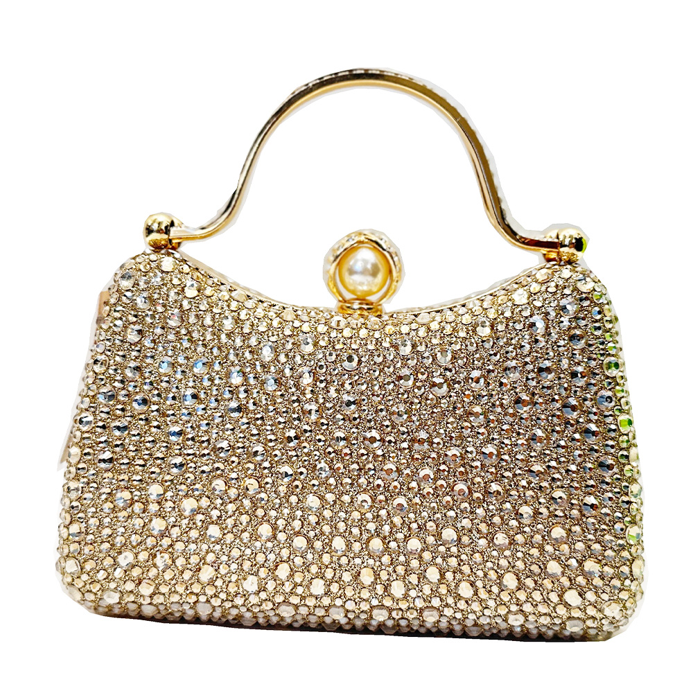 Top handle outlet evening bag