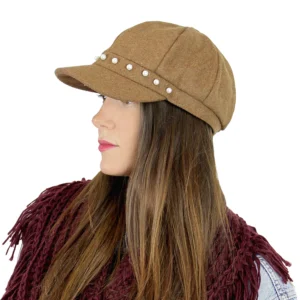 Baker-Boy-Sueded-Cap-with-Faux-Pearls-Khaki-Hat-for-Women_9c13ae99-0e46-40c2-968a-09fa281dbcde.688a26b954e2774bae398dd523f31344