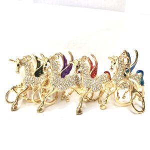 Enamel Unicorn Keychain