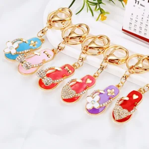 Streetwear-Korean-Style-Heart-Shape-Shoe-Metal-Women-s-Bag-Pendant-Keychain